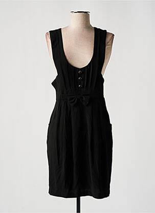 Robe courte sans manche sans manche noir RINASCIMENTO femme