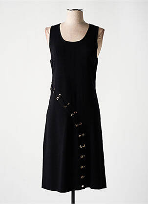 Robe mi-longue sans manche sans manche noir JUS D'ORANGE femme