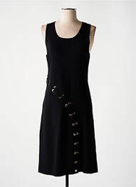 Robe mi-longue sans manche sans manche noir JUS D'ORANGE femme
