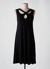 Robe mi-longue noir MALOKA pour femme seconde vue