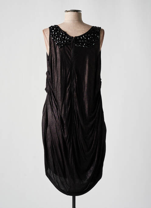 Robe mi-longue sans manche sans manche noir FIRETRAP femme