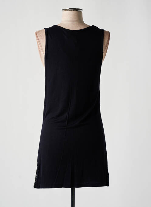 Robe courte sans manche sans manche noir LILI LOVELY femme