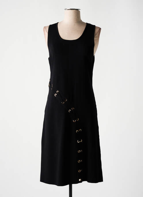 Robe mi-longue sans manche sans manche noir JUS D'ORANGE femme