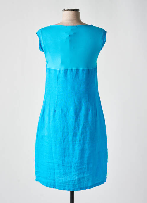 Robe courte bleu MALOKA pour femme