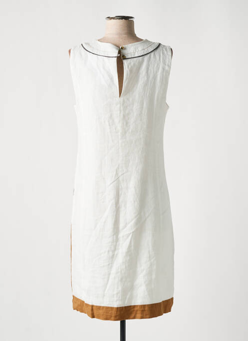 Robe mi-longue beige DIANE LAURY pour femme