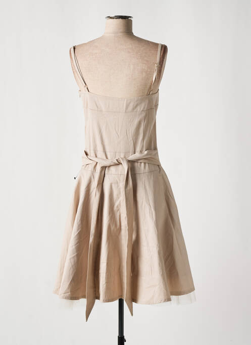 Robe mi-longue beige RINASCIMENTO pour femme