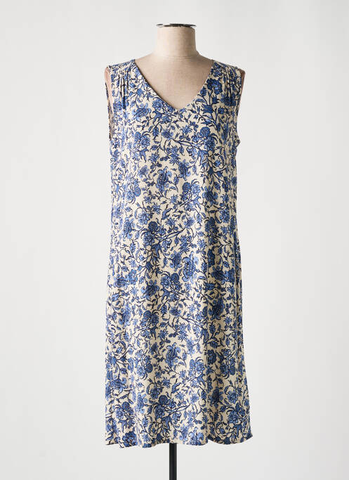 Robe mi-longue bleu LE PETIT BAIGNEUR pour femme