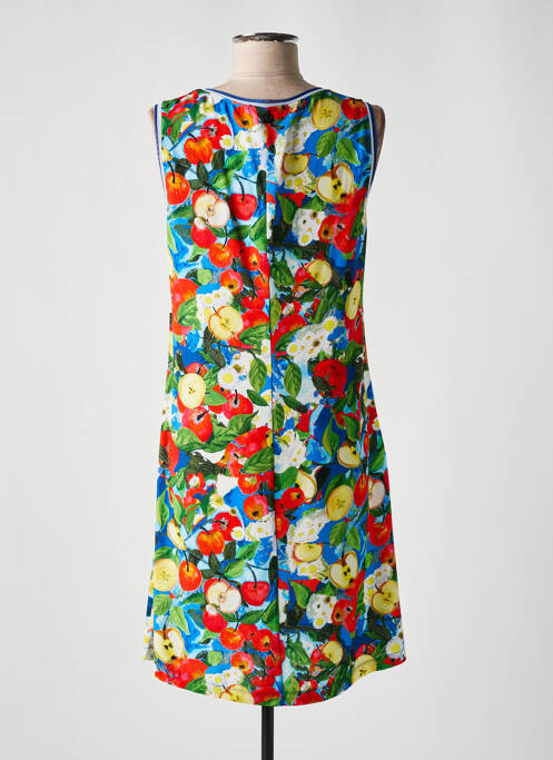 Robe mi-longue bleu MALOKA pour femme