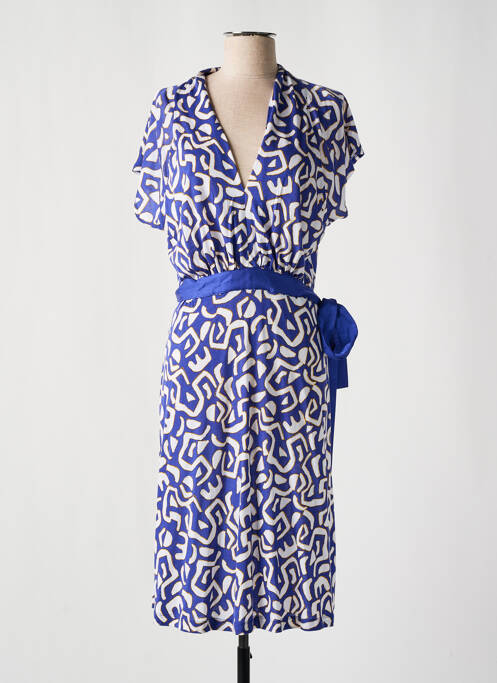 Robe mi-longue bleu SURKANA pour femme