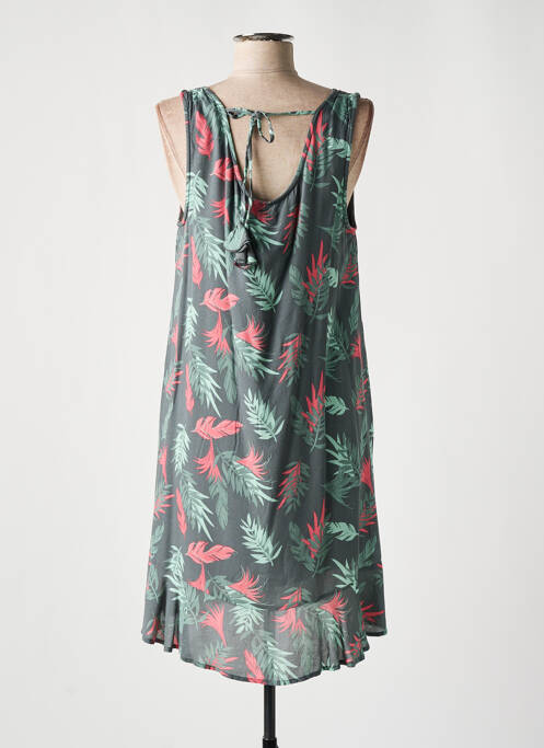 Robe mi-longue vert ÉTYMOLOGIE pour femme