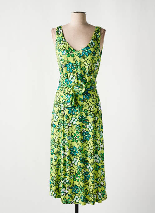 Robe mi-longue vert SURKANA pour femme