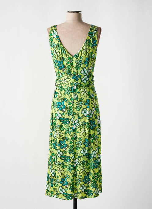 Robe mi-longue vert SURKANA pour femme