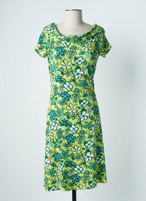 Robe mi-longue vert SURKANA pour femme