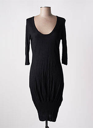 Robe mi-longue manches 3/4 manches 3/4 noir FIRETRAP femme