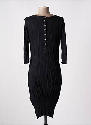 Robe mi-longue manches 3/4 manches 3/4 noir FIRETRAP femme