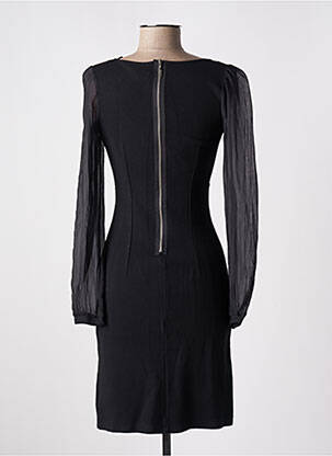 Robe mi-longue manches longues manches longues noir KING KONG femme