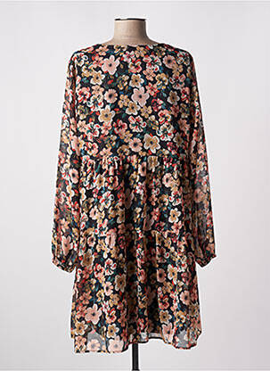 Robe courte coupe fluide manches longues noir VERO MODA femme