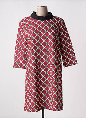 Robe courte manches 3/4 manches 3/4 rose RINASCIMENTO femme