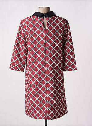 Robe courte manches 3/4 manches 3/4 rose RINASCIMENTO femme