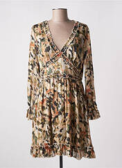 Robe courte beige LILIE ROSE pour femme seconde vue