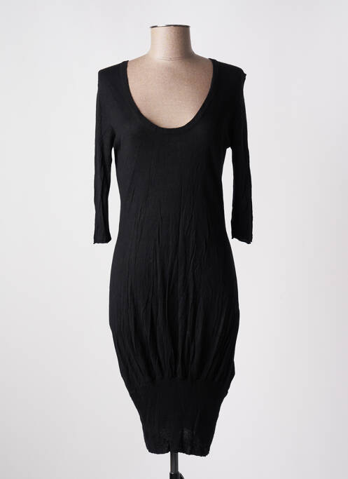 Robe mi-longue manches 3/4 manches 3/4 noir FIRETRAP femme