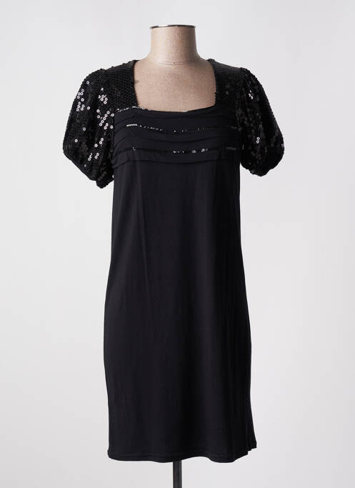 Robe courte noir GANJANA pour femme