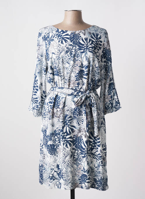 Robe mi-longue bleu DIANE LAURY pour femme