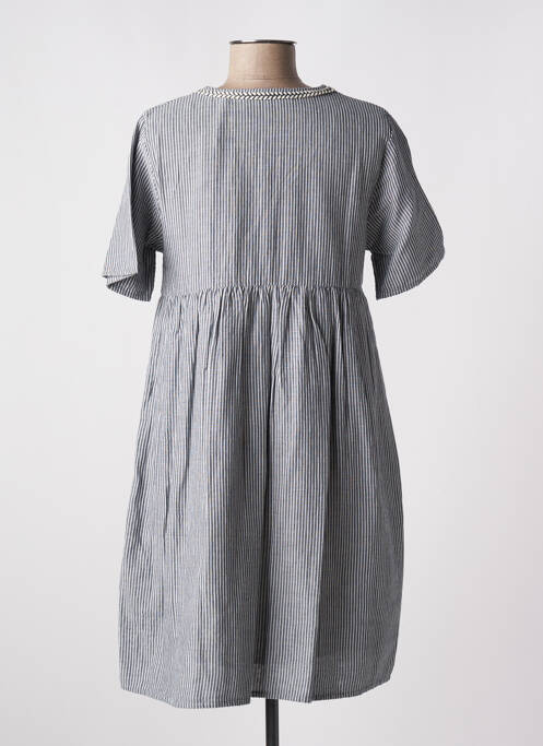 Robe mi-longue gris SCHOOL RAG pour femme
