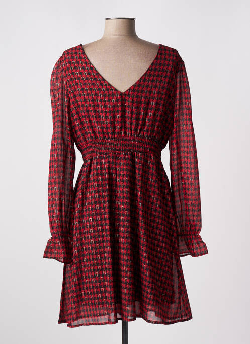 Robe mi-longue rouge MOD.STYLE pour femme