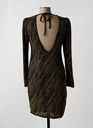 Robe mi-longue manches longues manches longues or JUS D'ORANGE femme