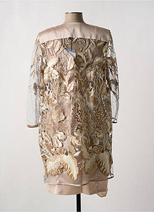 Ensemble robe coupe cintrée beige EDAS femme