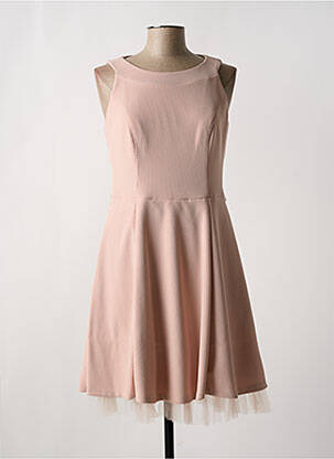 Robe mi-longue sans manche sans manche rose RINASCIMENTO femme