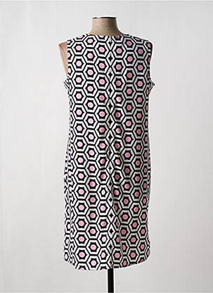 Robe mi-longue sans manche sans manche rose PAUSE CAFE femme