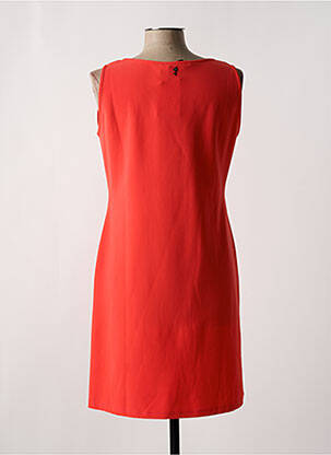 Robe mi-longue sans manche sans manche orange AKELA KEY femme