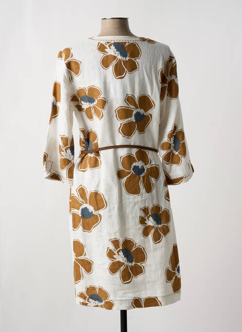 Robe mi-longue beige DIANE LAURY pour femme