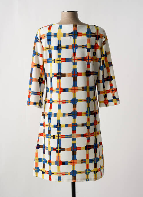 Robe mi-longue blanc VEGAS pour femme