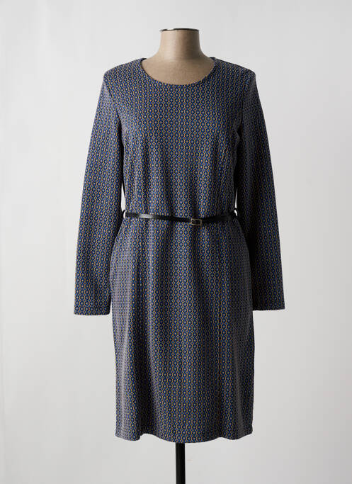 Robe mi-longue bleu DIANE LAURY pour femme