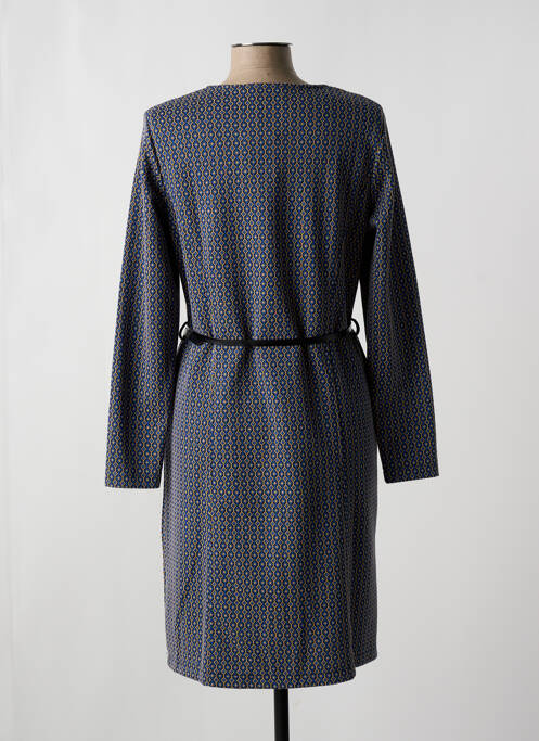 Robe mi-longue bleu DIANE LAURY femme