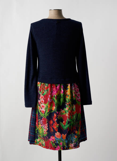 Robe mi-longue bleu MALOKA femme