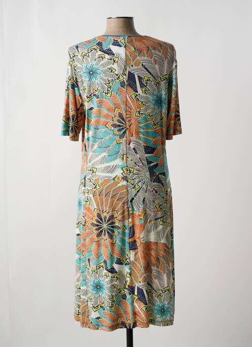 Robe mi-longue bleu PAUPORTÉ pour femme