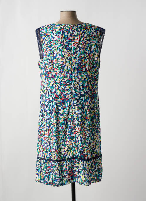 Robe mi-longue bleu PAUSE CAFE pour femme