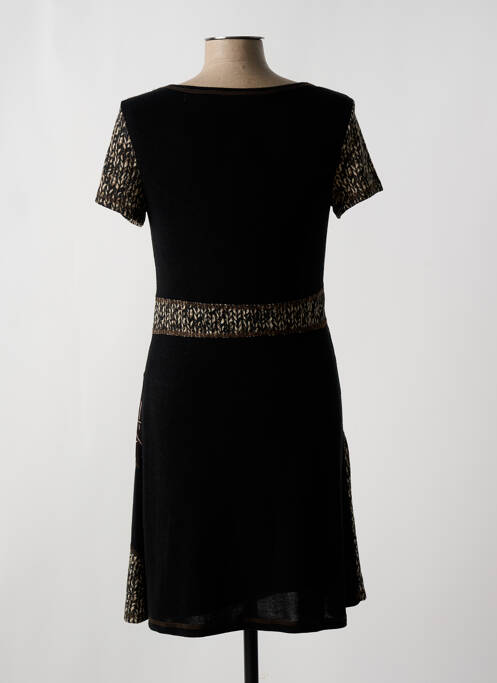 Robe mi-longue noir JUS D'ORANGE pour femme