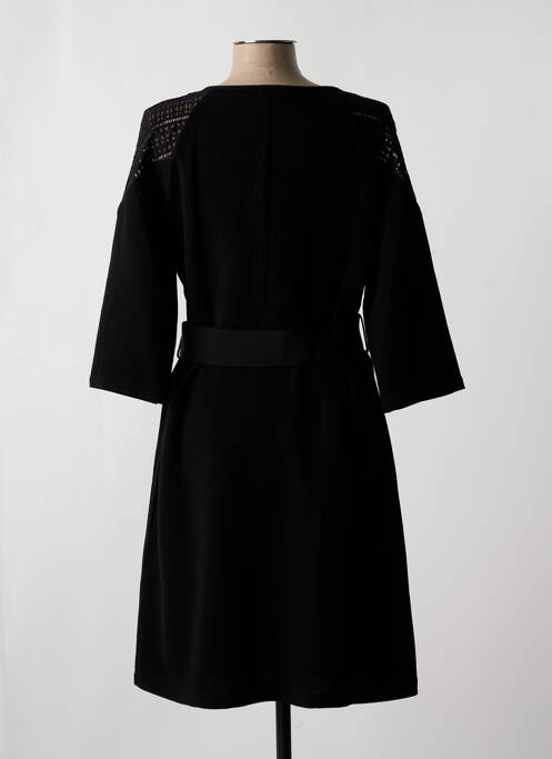 Robe mi-longue noir JUS D'ORANGE pour femme