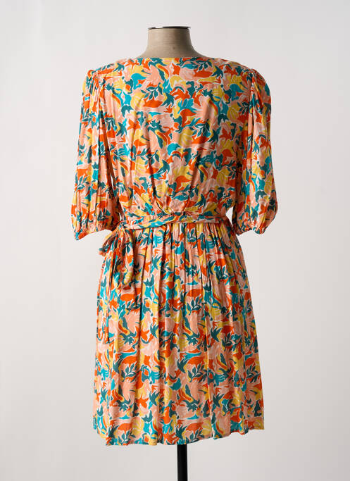 Robe mi-longue orange INSPIRATION STUDIO pour femme