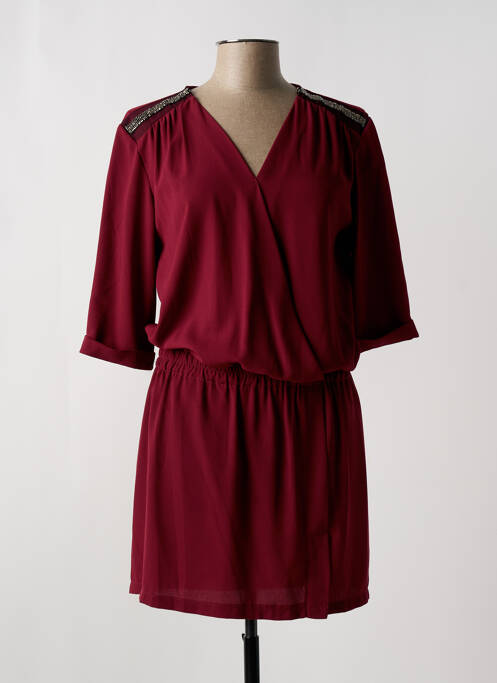 Robe mi-longue rouge LENNY B pour femme