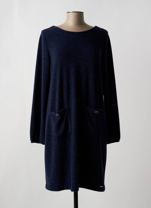 Robe pull bleu MALOKA pour femme