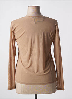 Top stretch manches longues marron LADY DISCTRICT femme