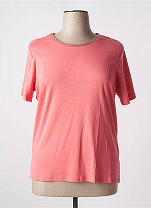 Top stretch manches courtes rose DIANE LAURY femme