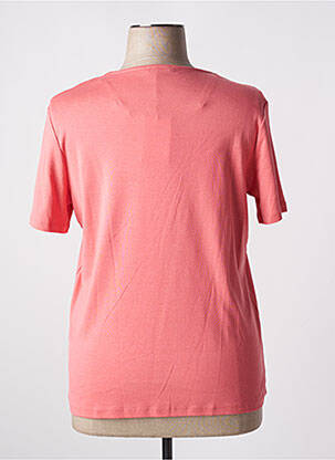Top stretch manches courtes rose DIANE LAURY femme