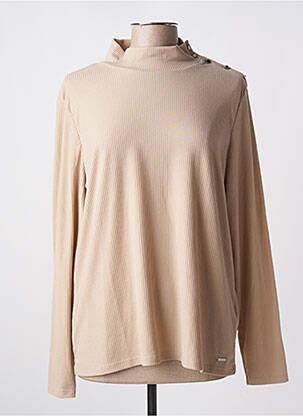 Top stretch manches longues beige DIANE LAURY femme